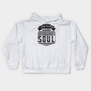 Invictus Unconquerable Soul Kids Hoodie